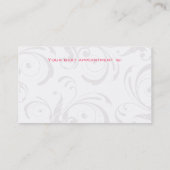 Zahnmedizinischer molarer terminkarte (Rückseite)