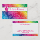 Zahnmedizinischer Terminkarte (Vorne/Hinten)