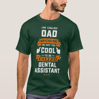 Zahnmedizinischer Vater Zahnassistent Vater T-Shirt