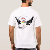 Zahnmedizinisches aus Lima - Hände für Haiti T-Shirt (Rückseite)