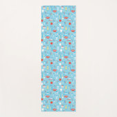 Zahnmedizinisches blaues Muster Yogamatte (Vorderseite)