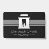 Zahnmedizinisches Büro Ausweis (Rückseite)