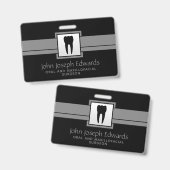 Zahnmedizinisches Büro Ausweis (Vorder- & Rückseite)