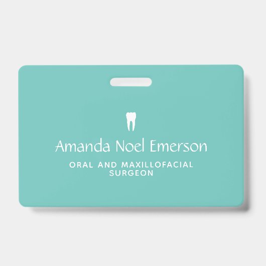 Zahnmedizinisches Büro Ausweis (Vorderseite)