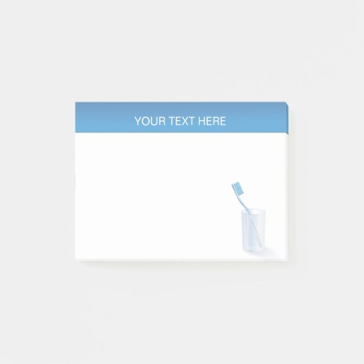 Zahnmedizinisches Büro-beruflicher Zahnarzt Post-it Klebezettel (Vorderseite)