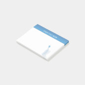 Zahnmedizinisches Büro-beruflicher Zahnarzt Post-it Klebezettel (angewinkelt)