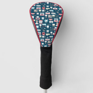 Zahnmedizinisches Klinik-Büro-Muster Golf Headcover