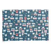 Zahnmedizinisches Klinik-Büro-Muster Kissenbezug (Vorderseite-Rechts)