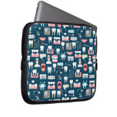 Zahnmedizinisches Klinik-Büro-Muster Laptopschutzhülle (Vorne Rechts)