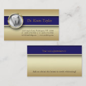 Zahnmedizinisches molares terminkarte (Vorne/Hinten)