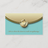 Zahnmedizinisches molares visitenkarte (Rückseite)