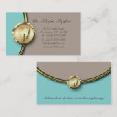 Zahnmedizinisches molares visitenkarte (Vorne/Hinten)