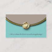 Zahnmedizinisches molares visitenkarte (Rückseite)