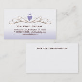 Zahnmedizinisches Terminkarte (Vorne/Hinten)