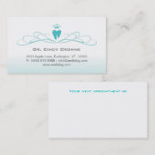 Zahnmedizinisches Terminkarte (Vorne/Hinten)