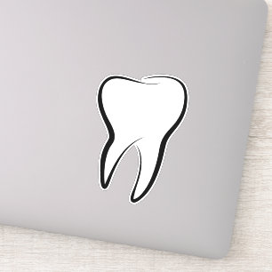 Zahnmedizinisches Zahnrad Aufkleber
