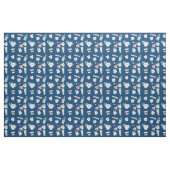 Zahnmuster - Dunkelblau Stoff (Fat Quarter (45,7 x 55,9 cm))