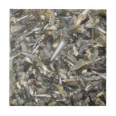 Zahnmuster für Fossilien Fliese (Vorderseite)