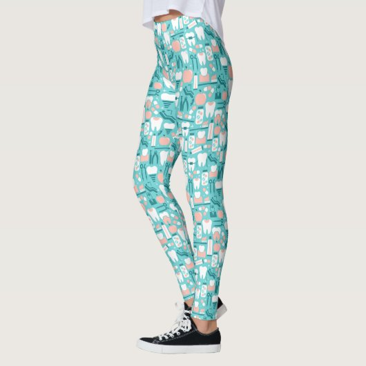 Zahnmuster Leggings (Links)