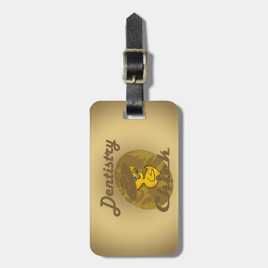 Zahnpasta #6 gepäckanhänger (Vorderseite vertikal)