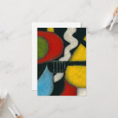 Zahnpasta-Grußkarte Karte (Vorderseite/Rückseite Beispiel)