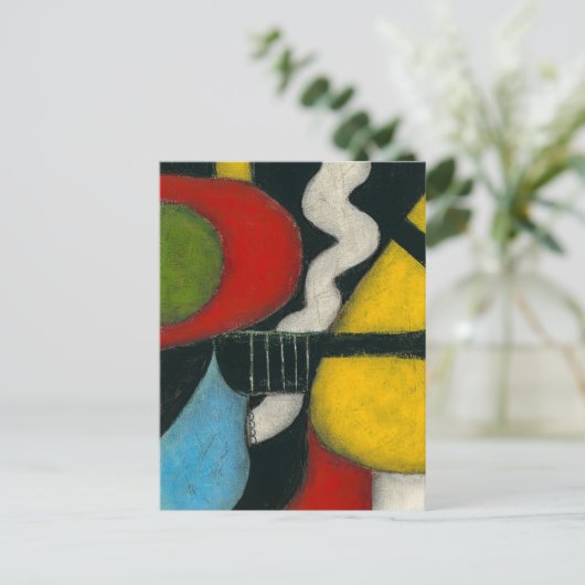 Zahnpasta Postkarte (Stehend Vorderseite)