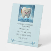 " ZAHNPEDEST " SOCKELSCHILD (Vorderseite)