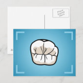 Zahnpflaster Postkarte (Vorne/Hinten)