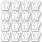 Zahnpflege-Erinnerung-Planer für Zahnputzbrush Aufkleber (Vorderseite)