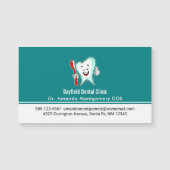 Zahnpflege - Happy Tooth mit Toothbrush Magnetkarte (Vorderseite)