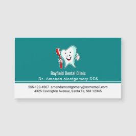 Zahnpflege - Happy Tooth mit Toothbrush Magnetkarte