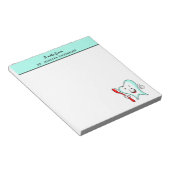 Zahnpflege - Happy Tooth mit Toothbrush Notizblock (angewinkelt)