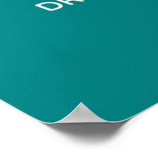 Zahnpflege - Happy Tooth mit Toothbrush Poster (Ecke)