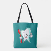 Zahnpflege - Happy Tooth mit Toothbrush Tasche (Rückseite)