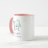 Zahnpflege - Happy Tooth mit Toothbrush Tasse (Vorderseite Links)