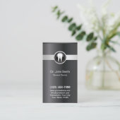 Zahnpflege-Zahnarzt-berufliche Verabredung Terminkarte (Stehend Vorderseite)