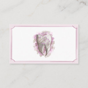 Zahnpflege. Zahnarzt / Zahnärztin. Vorlage Visitenkarte