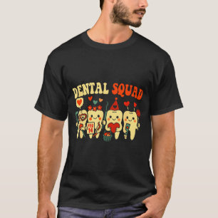 Zahnpfleger-Truppe Valentinstag Zähne hygienisch T-Shirt