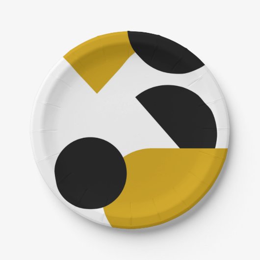 Zahnplatte Pappteller (Vorderseite)