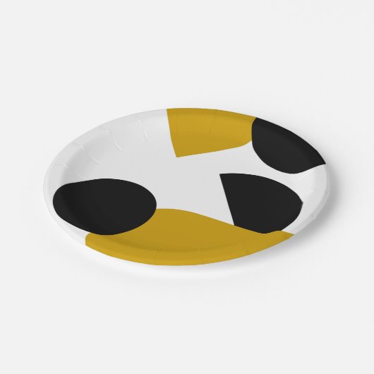 Zahnplatte Pappteller (Schrägansicht)