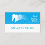 Zahnpraxis | Medizinisch Beruflich Visitenkarte (Rückseite)