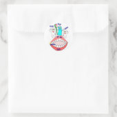 Zahnputz Aufkleber (Tasche)