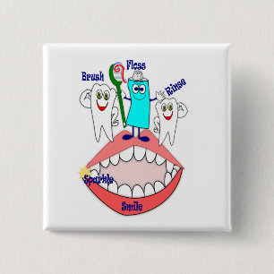 Zahnputz Button