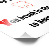 Zahnputz Fotodruck (Ecke)