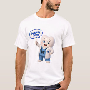 Zahnputz-Zahn-Maskottchen-Zahnarzt-T-Shirt T-Shirt