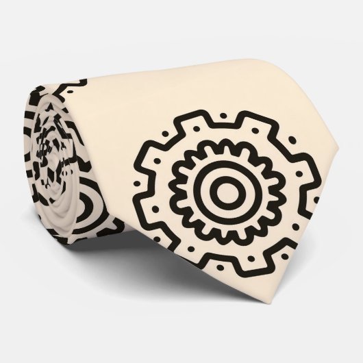 Zahnrad Krawatte (Gerollt)