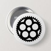 Zahnrad oldstyle Nr. 1 Buttons (Vorne & Hinten)