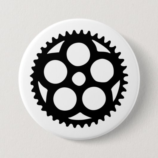 Zahnrad oldstyle Nr. 1 Buttons (Vorderseite)