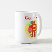 Zahnrad-Roboter Kaffeetasse (VorderseiteRechts)