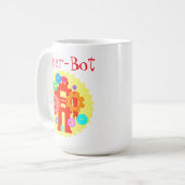 Zahnrad-Roboter Kaffeetasse (Vorderseite Links)